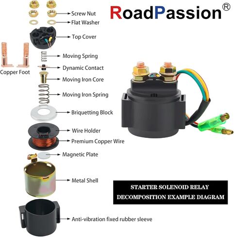 Road Passion Starter Solenoid Relay for Honda TRX200 SX FOURTRAX 200SX 1986-1988 in Saudi Arabia