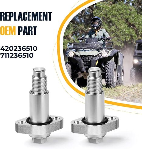 2x Aluminum Timing Chain Tensioner for Can-Am Outlander Renegade Commander Maverick 400 450 500 570 650 800 850 1000 Defender Traxter 2003-2023 420236510 in Saudi Arabia