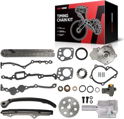 مجموعة سلسلة توقيت محرك Torchbeam متوافقة مع Nissan Pickup 1995-1997، D21 1990-1994، 240SX 1989-1990، OE # 15010V0300، 15010S8000، 1501040F00 in Saudi Arabia
