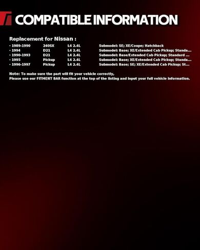 مجموعة سلسلة توقيت محرك Torchbeam متوافقة مع Nissan Pickup 1995-1997، D21 1990-1994، 240SX 1989-1990، OE # 15010V0300، 15010S8000، 1501040F00 in Saudi Arabia