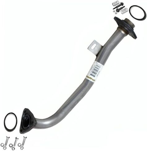 Northeastern Exhaust | Stainless Steel Front Exhaust Pipe Compatible for Honda Civic 1996-2000 1.6L | Free Gaskets and Spring Bolt Kit Included | Automotive Replacement Part in Saudi Arabia