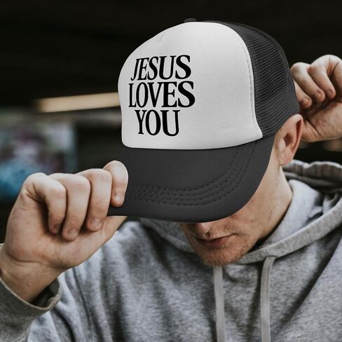 Jesus Loves You hat Cool Cap for Him Next Day Delivery in Saudi Arabia