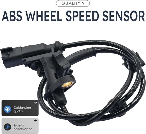 2Pcs Front Left and Right Abs Wheel Speed Sensor Compatible with Ford Fiesta Ae8Z2C204B Als2839 14 15 16 17 18 19 2014 2015 2016 2017 2018 2019 in Saudi Arabia