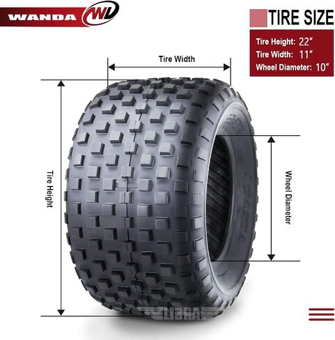 إطارات واندا 2 ATV الجديدة 22X11-10 22x11x10 4PR - 10048 in Saudi Arabia