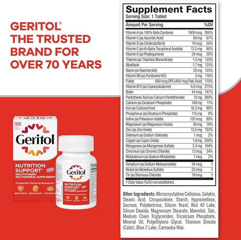 Geritol, Multivitamin Supplement, 3 Pack in Kuwait