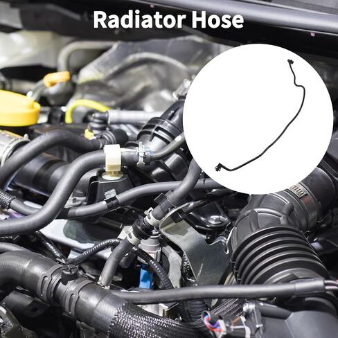 Radiator Hose for Land Rover Discovery 2017-2020 for Land Rover Range Rover Good Sealing No.LR077702/LR081659/LR034648 Upper Vent Reservoir Hose in Saudi Arabia