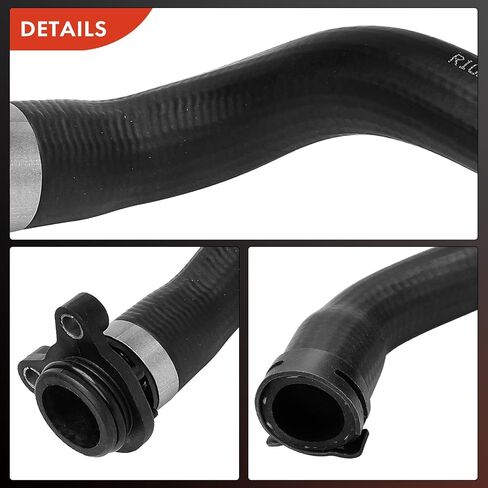 A-Premium Radiator Coolant Hose Compatible with BMW F10/F11 Series 535i 2011-2014, F07 Series 535i GT 2011-2013, L6 3.0L Gas, Thermostat To Connector, Replace# 11537580969 in Saudi Arabia