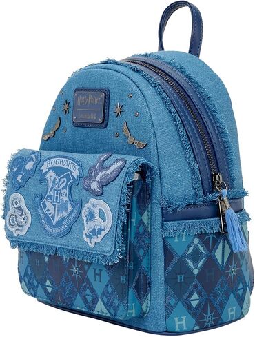 Loungefly Warner Bros Harry Potter Denim Mini Backpack in Saudi Arabia