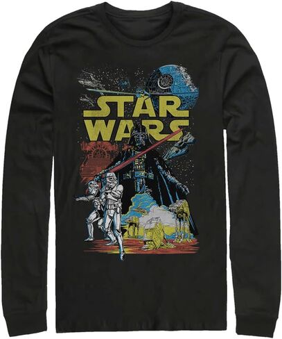 تي شيرت STAR WARS Big & Tall للرجال من Rebel Classic بأكمام طويلة in Saudi Arabia