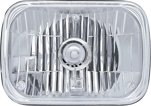 United Pacific 31389 ULTRALIT 5"x 7" Crystal Clear Glass Rectangular Headlight, Reinforced Reflector, Rugged Anti-Vibration Construction - ONE Unit in Saudi Arabia