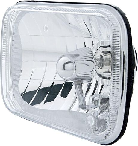 United Pacific 31389 ULTRALIT 5"x 7" Crystal Clear Glass Rectangular Headlight, Reinforced Reflector, Rugged Anti-Vibration Construction - ONE Unit in Saudi Arabia