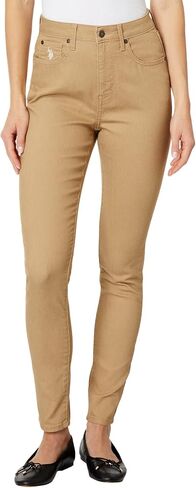 U.S. POLO ASSN. USPA High-Rise Super Skinny Jeans in Khaki Khaki 7 29 in Saudi Arabia