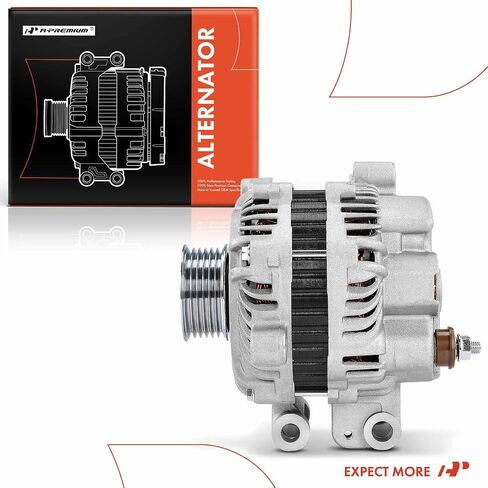 مولد كهربائي ممتاز متوافق مع سوزوكي جراند فيتارا 2009-2013 2.4 لتر، SX4 2010-2013، SX4 كروس 2012، 12 فولت 80 أمبير 6 بكرة أخدود CW in Saudi Arabia