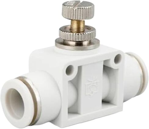 1PCS Air Pneumatic Fitting White SA Pipeline Throttle Valve Connector(SA-10) in Saudi Arabia