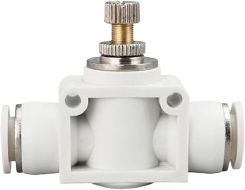 1PCS Air Pneumatic Fitting White SA Pipeline Throttle Valve Connector(SA-10) in Saudi Arabia