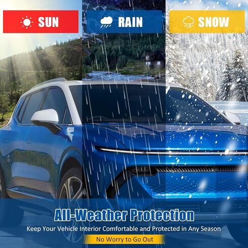 FREEMOTOR802® Tape-on Side Window Visors Wind Deflectors Rain Sun Guards Vent Visors, Compatible with 2024-2026 Chevrolet Equinox EV, Smoke/Tinted Acrylic 4PCS in Saudi Arabia