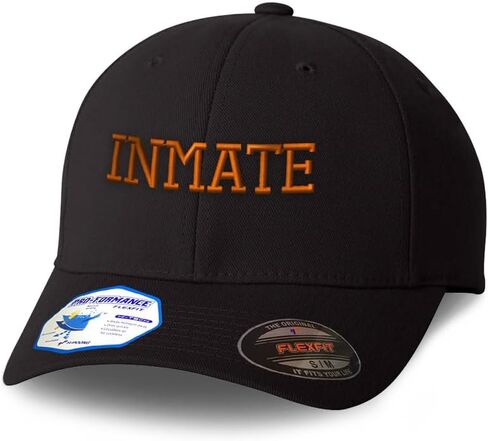 Custom Flexfit Hats for Men & Women Inmate Orange Embroidery Monogram Polyester Dad Hat Baseball Cap in Saudi Arabia