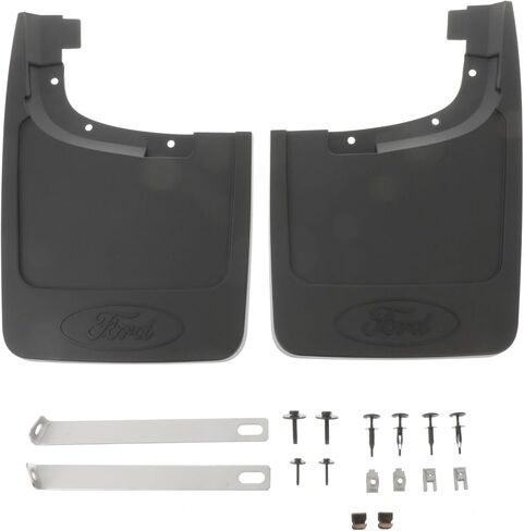 2023+ Super Duty OEM Rear Splash Guards for Single Rear Wheel Models w/o Wheel-Lip Moldings in Saudi Arabia
