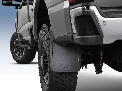 2023+ Super Duty OEM Rear Splash Guards for Single Rear Wheel Models w/o Wheel-Lip Moldings in Saudi Arabia