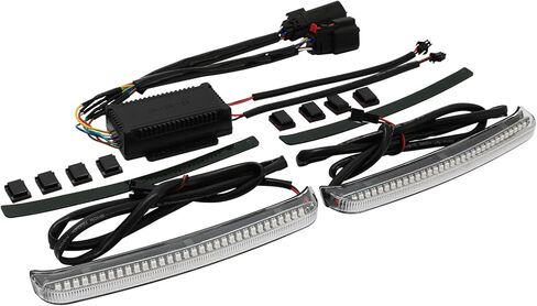 TCMT Saddlebag LED Turn Signal Light Fit For Harley Touring Electra Road Street Glide 2014-2023 in Kuwait