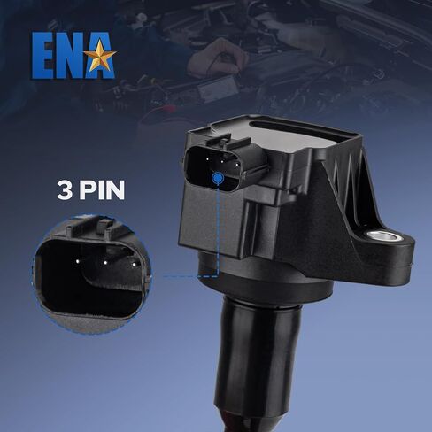 ENA Set of 4 Ignition Coil Pack Compatible with Honda 2007 2008 Fit Hatchback L4 1.5L Replacement for UF581 30520PWCS01 C1578 5C1635 E1081 in Saudi Arabia