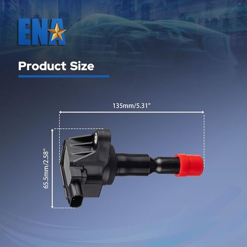 ENA Set of 4 Ignition Coil Pack Compatible with Honda 2007 2008 Fit Hatchback L4 1.5L Replacement for UF581 30520PWCS01 C1578 5C1635 E1081 in Saudi Arabia