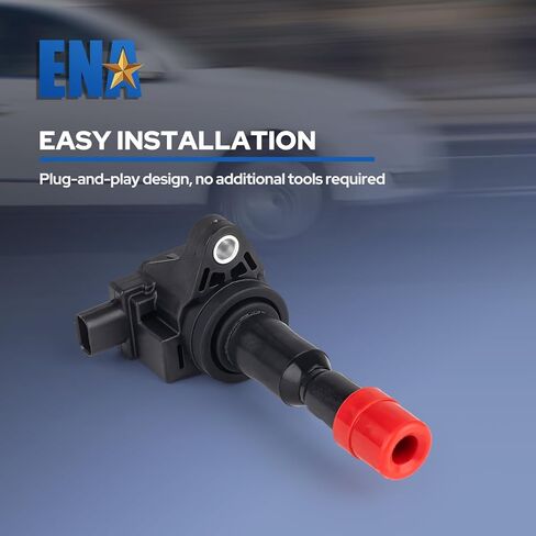 ENA Set of 4 Ignition Coil Pack Compatible with Honda 2007 2008 Fit Hatchback L4 1.5L Replacement for UF581 30520PWCS01 C1578 5C1635 E1081 in Saudi Arabia