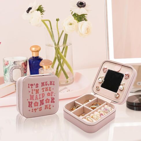 Dancer Dance Gifts Jewelry Box for Women, In My Dance Era Gifts for Dancers Women Friends, Dancer Stuff Accessories Dancing Teammate Small Travel Jewelry Case Organizer for Women in Kuwait