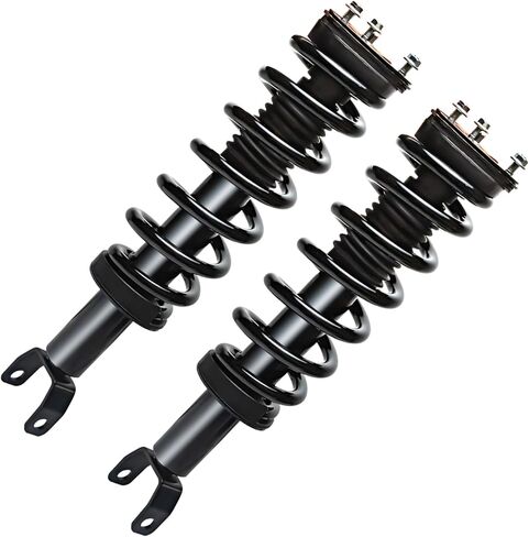 Detroit Axle - 4WD Front 8pc Struts Kit for 13-18 Ram 1500, 2 Sway Bar Links 4 Tie Rod Ends 2 Struts & Coil Spring 2 Boots 2013 2014 2015 2016 2017 2018 Replacement Suspension in Saudi Arabia