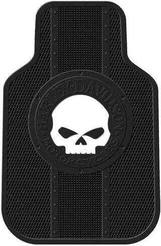 سجادات أرضية هارلي ديفيدسون Willie G Skull Universal-Fit Front Set of 2 Mats 1476 in Saudi Arabia