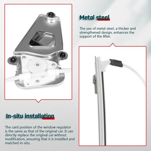 FINDAUTO Front Right Side Power Window Regulator With Motor Replacement for 2002-2006 for Jeep Liberty,741-527 in Saudi Arabia