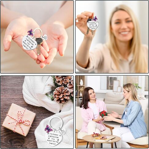 Sister Keychain Gifts for Women Girl - Sisters Birthday Gift, Ideas Keychains for Adults Teen with Butterfly in Saudi Arabia