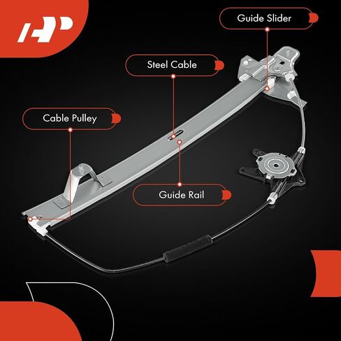 A-Premium Rear Left Electric Power Window Regulator Without Motor Compatible with Ford F-250 Super Duty 2013-2016, F-350 Super Duty, F-650 F650, F-750, F-450 Super Duty, F-550 Super Duty in Saudi Arabia