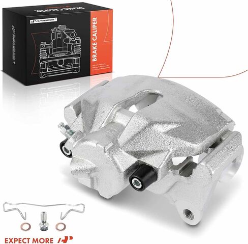 مجموعة فرجار قرص الفرامل A-Premium مع دعامة متوافقة مع موديلات Audi - A6/A6 Quattro 2002-2004، A4/A4 Quattro 2003-2006، S4 2002، S6 2002-2003 in Saudi Arabia