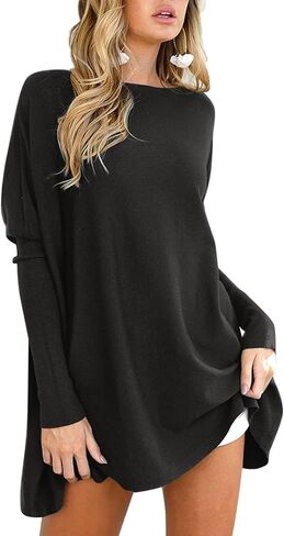Long Tunic Tops for Women Long Sleeve Round Neck Shirts Blouses Casual Loose Athletic Pullover Tunics 2025 Outfit in Saudi Arabia