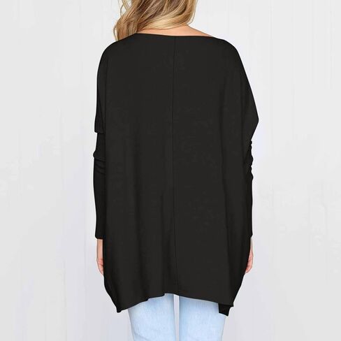 Long Tunic Tops for Women Long Sleeve Round Neck Shirts Blouses Casual Loose Athletic Pullover Tunics 2025 Outfit in Saudi Arabia