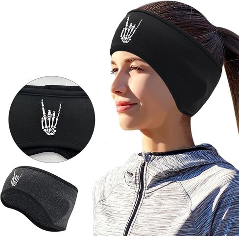 2 قطعة عصابات الرأس الرياضية للنساء الدراجات الأذن دفئا عقال للرجال الشتاء Headbands الطقس البارد تشغيل الصوف الأذن يغطي in Kuwait