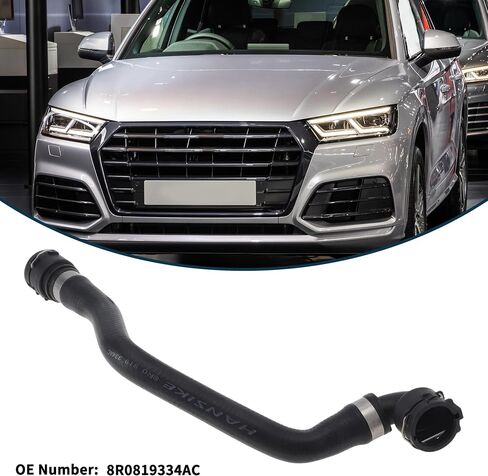 Radiator Hose Heater Hose Radiator Outlet Hose Pipe for Audi Q5 2013-2016 No.8R0819334AC Rubber Heater Hose Black 1 Pc in Saudi Arabia