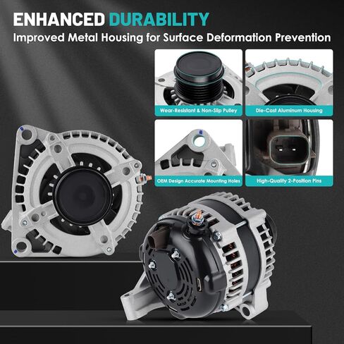 11295 مولدات السيارات تتناسب مع Chrysler Town & Country Copnalator 08-10 ، ل Dodge Grand Caravan Covernator 08-10 ، لجيب Wrangler المولد 09-11 البديل البديل 11243 ، 04801304AA in Kuwait