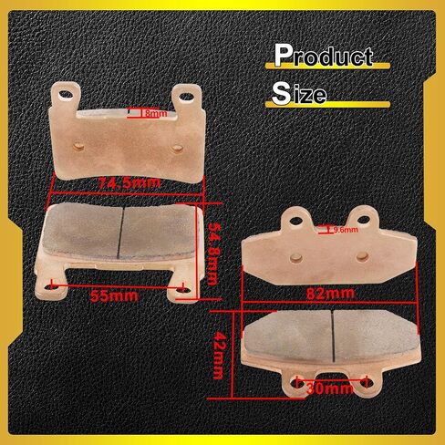 Sintered Disc Brake Pad For 2018-2024 Harley Davidson 107 Series, 114 Series, 117 Series, FLI Hydra-Glide Revival, Replace# FA252 41300102, FA710 41300197 in Saudi Arabia