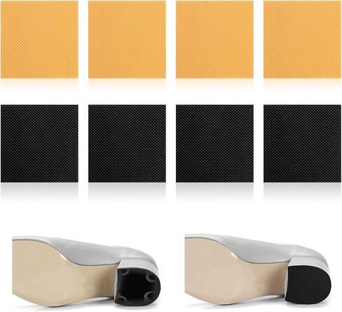 8 قطعة عالية الكعب التصحيح المطاط التمهيد كعب استبدال عدم الانزلاق مربع التمهيد كعب استبدال نصائح وحيد إصلاح نصائح الكعوب حماة in Kuwait