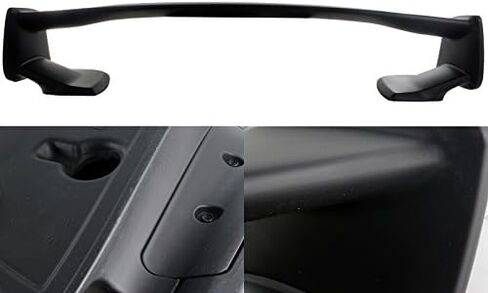 EPARTS-GOGOGO 1 Piece Rear Spoiler Wing Unpainted Black ABS Trunk Lip Spoiler Fit for 2008-2014 Subaru Impreza WRX STI 4 Door Sedan in Saudi Arabia