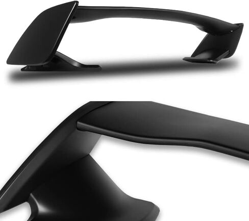 EPARTS-GOGOGO 1 Piece Rear Spoiler Wing Unpainted Black ABS Trunk Lip Spoiler Fit for 2008-2014 Subaru Impreza WRX STI 4 Door Sedan in Saudi Arabia