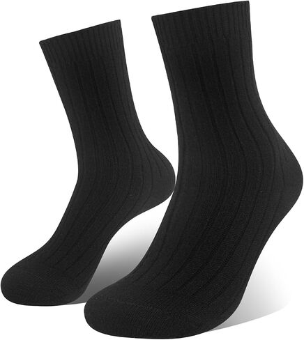 MissShorthair 100% Pure Premium Cashmere Bed Socks Cozy and Warm Luxury Socks for Women & Men Comfort for Cold Nights in Kuwait