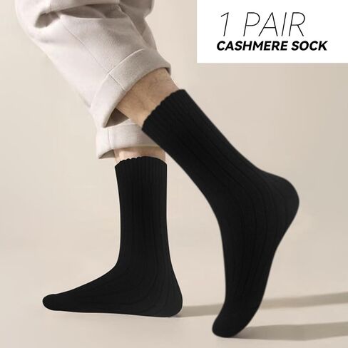 MissShorthair 100% Pure Premium Cashmere Bed Socks Cozy and Warm Luxury Socks for Women & Men Comfort for Cold Nights in Kuwait