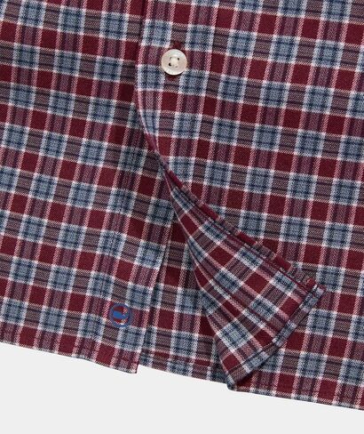 vineyard vines Men's Kendrick Check Tech Twill Shirt in Saudi Arabia