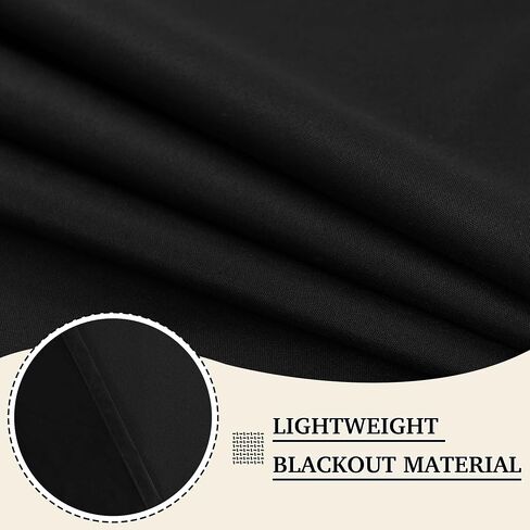 100% Blackout Classroom Door Curtain for Privacy Safe, French Front Door Curtains for Small Window, Thermal Insulated Tie Up Shade Window Covering, Black, 1 Panel, 12 x 30 Inch Long in Saudi Arabia