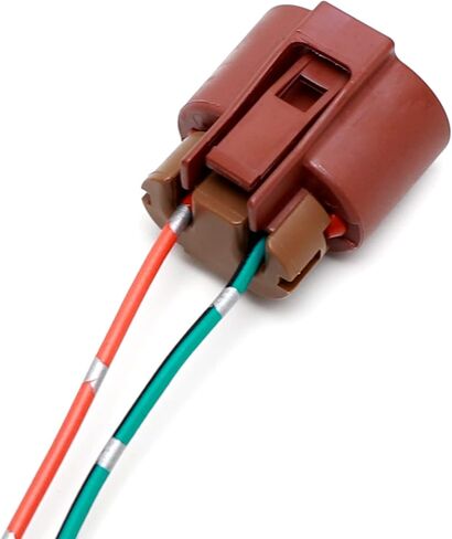 iJDMTOY Pair OE-Spec 2-Pin 9006/HB4 9012 HIR2 Female End, Fog/Driving Light Connector Plugs with Lead Pigtails, Compatible with Toyota/Lexus Lighting Replacements in Saudi Arabia