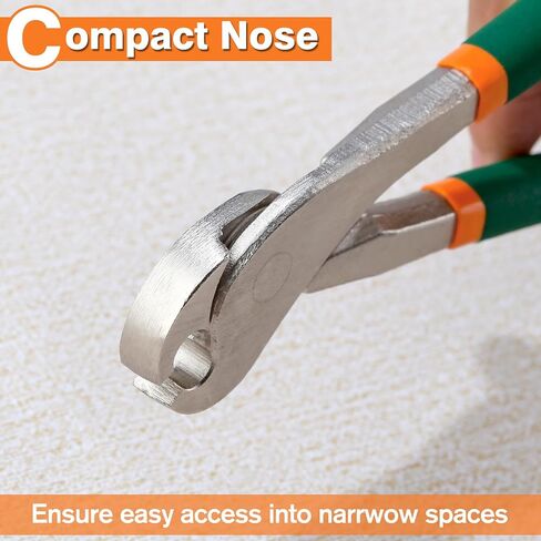 Heavy Duty J-Clip Pliers, Anti-slip Comfortable Grip, Curved Nose for Building Cages & More in Kuwait