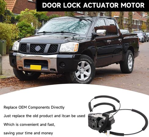 Front Right Passenger Side Power Door Lock Actuator Motor - Compatible for Nissan Titan 2005-2014 - Replace Part 80500ZH100 in Saudi Arabia